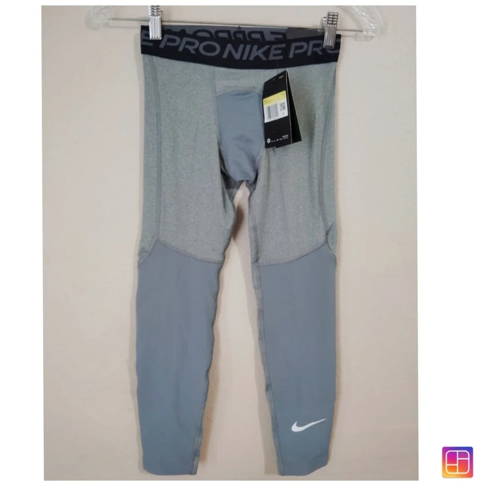 Nike Pro 3/4 Dri Fit Tights Big Kids XS